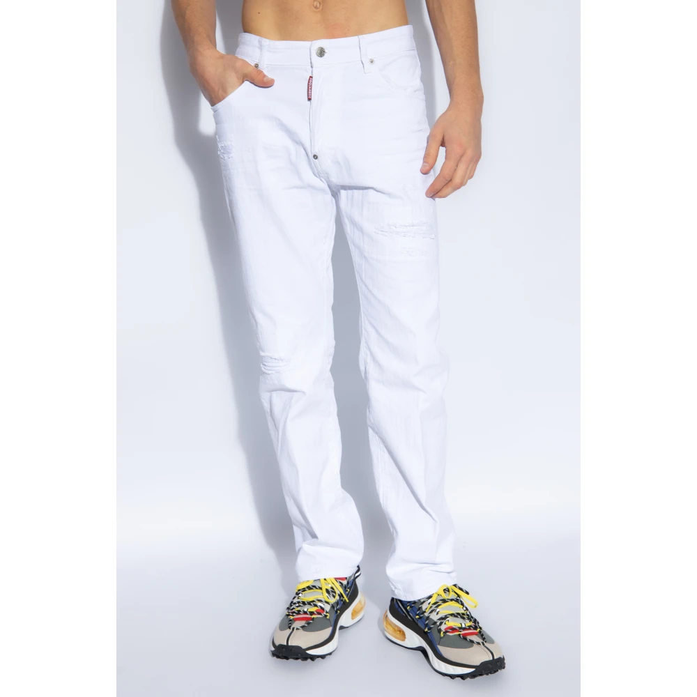 Dsquared2 642 jeans White Heren