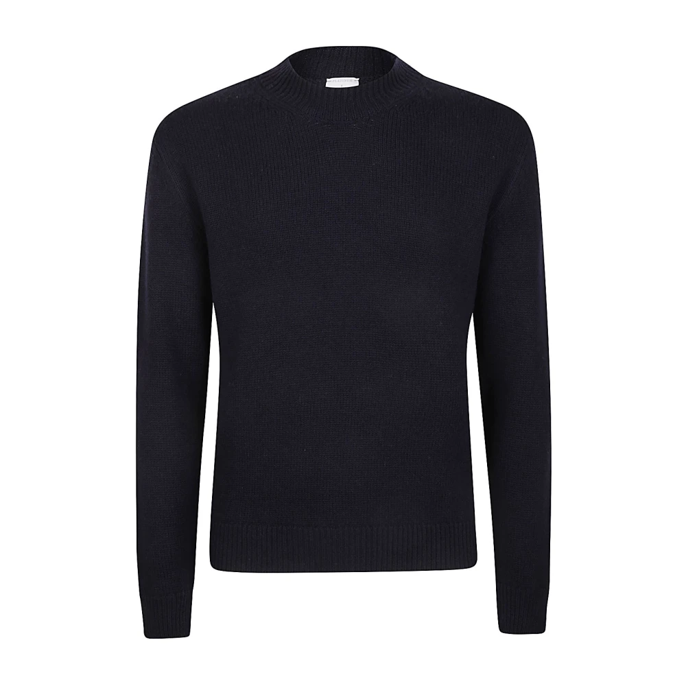 Eleventy Wollen Crewneck Trui Black Heren