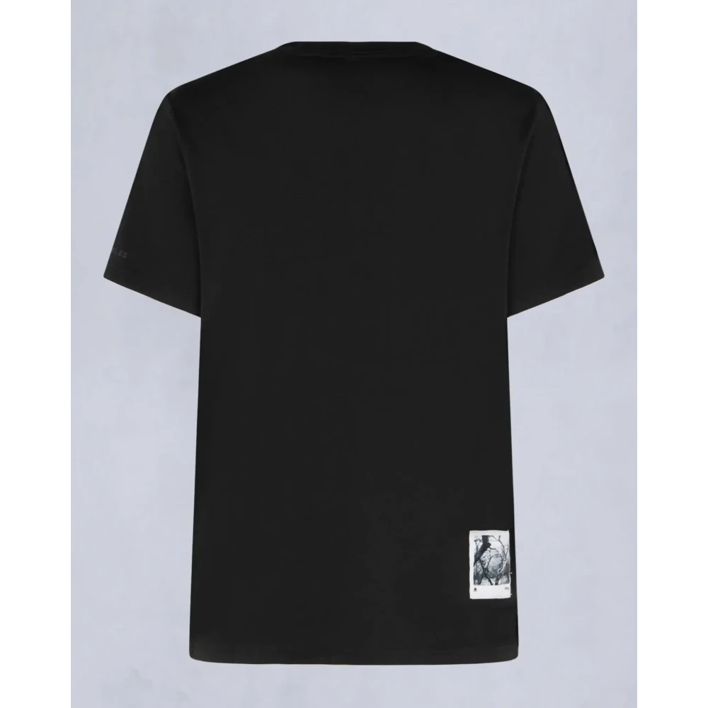 Moose Knuckles Zwarte Igneous Tee Stijlvol Shirt Black Heren