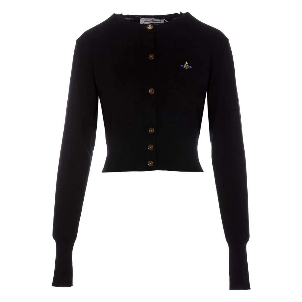 Vivienne Westwood Donna Nero Cardigan Bea Cropped