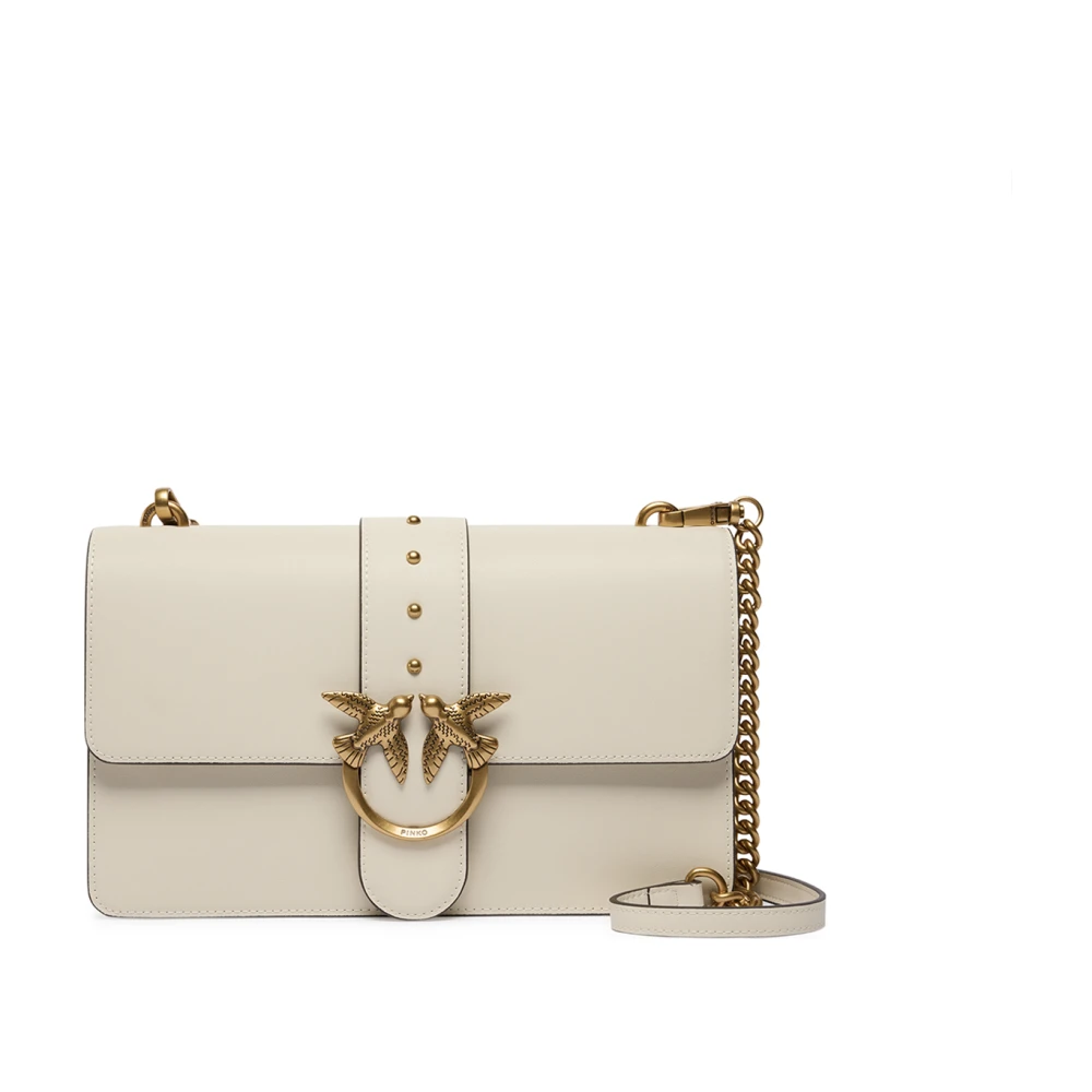 Pinko Vrouw Wit Tassen Dames, One Size, Cross Body Bags