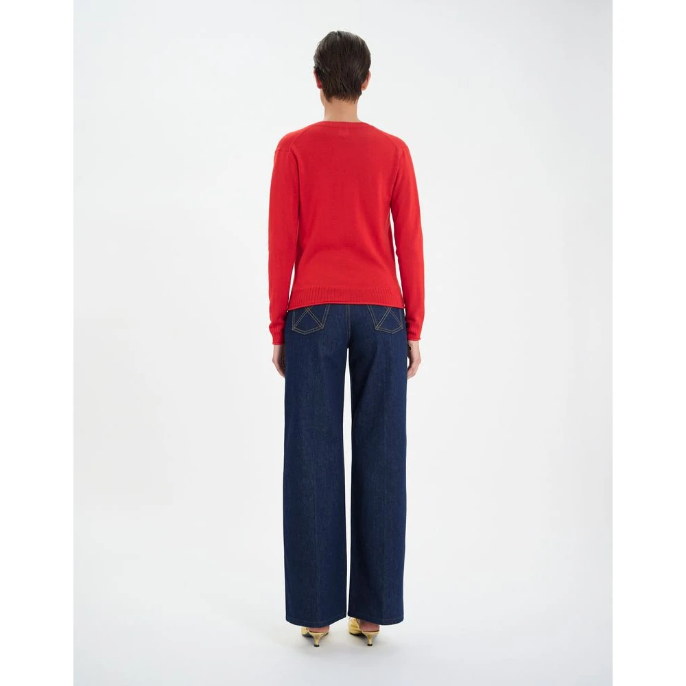 Ines De La Fressange Paris Angelica Sweater Red Dames