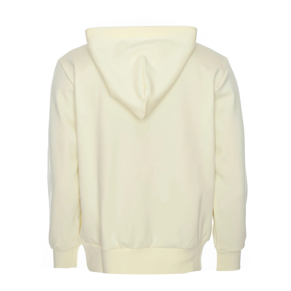 Comme des Garçons Play Hoodie met Logo Patch Beige Heren