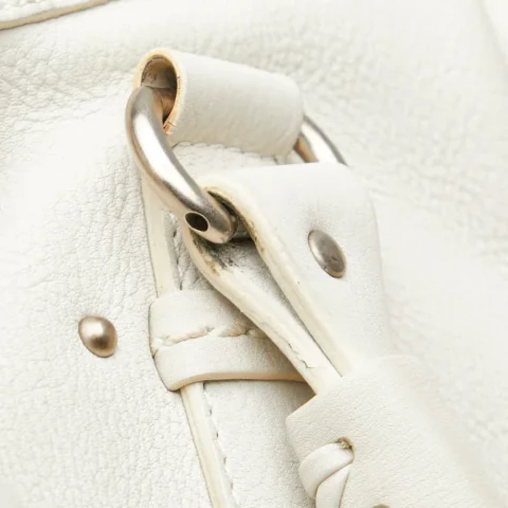 Dior Vintage Pre-owned Leather dior-bags White Dames