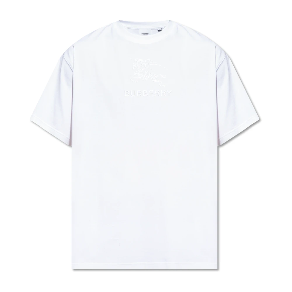 Burberry Tempah T-shirt med logotyp White, Herr