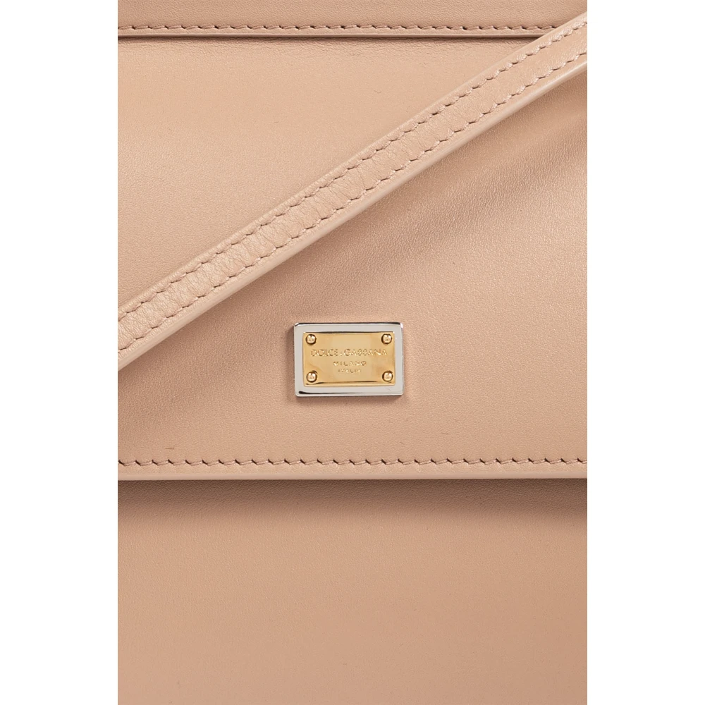Dolce & Gabbana Schoudertas Sicily Medium Pink Dames