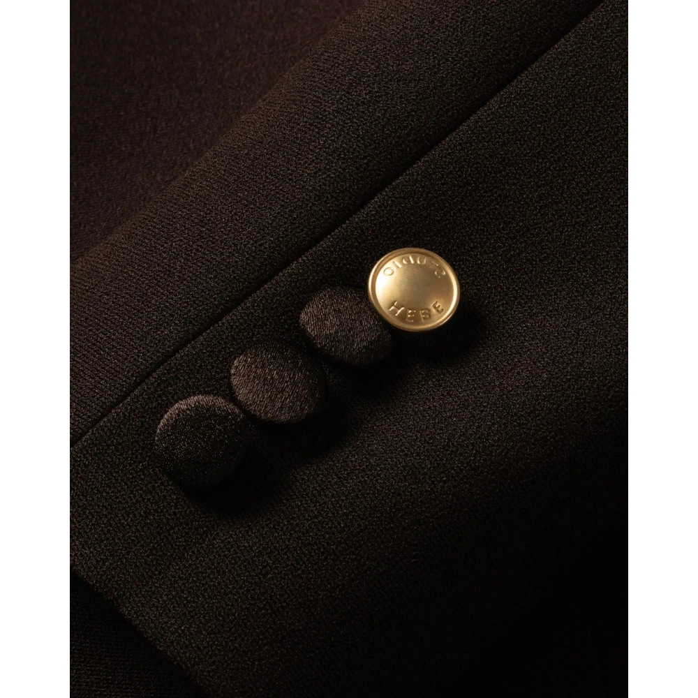 Hebe Studio Smoking Suit Blazer Brown Dames