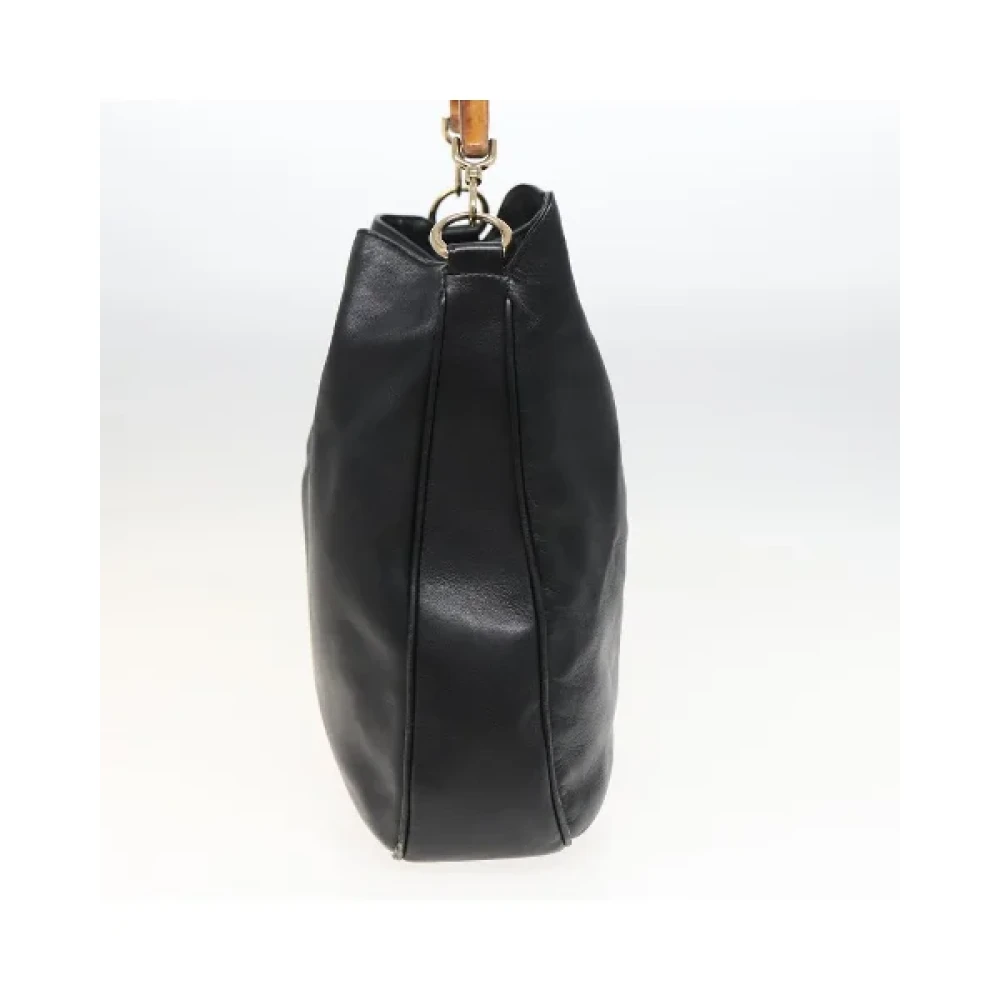 Gucci Vintage Pre-owned Leather handbags Black Dames