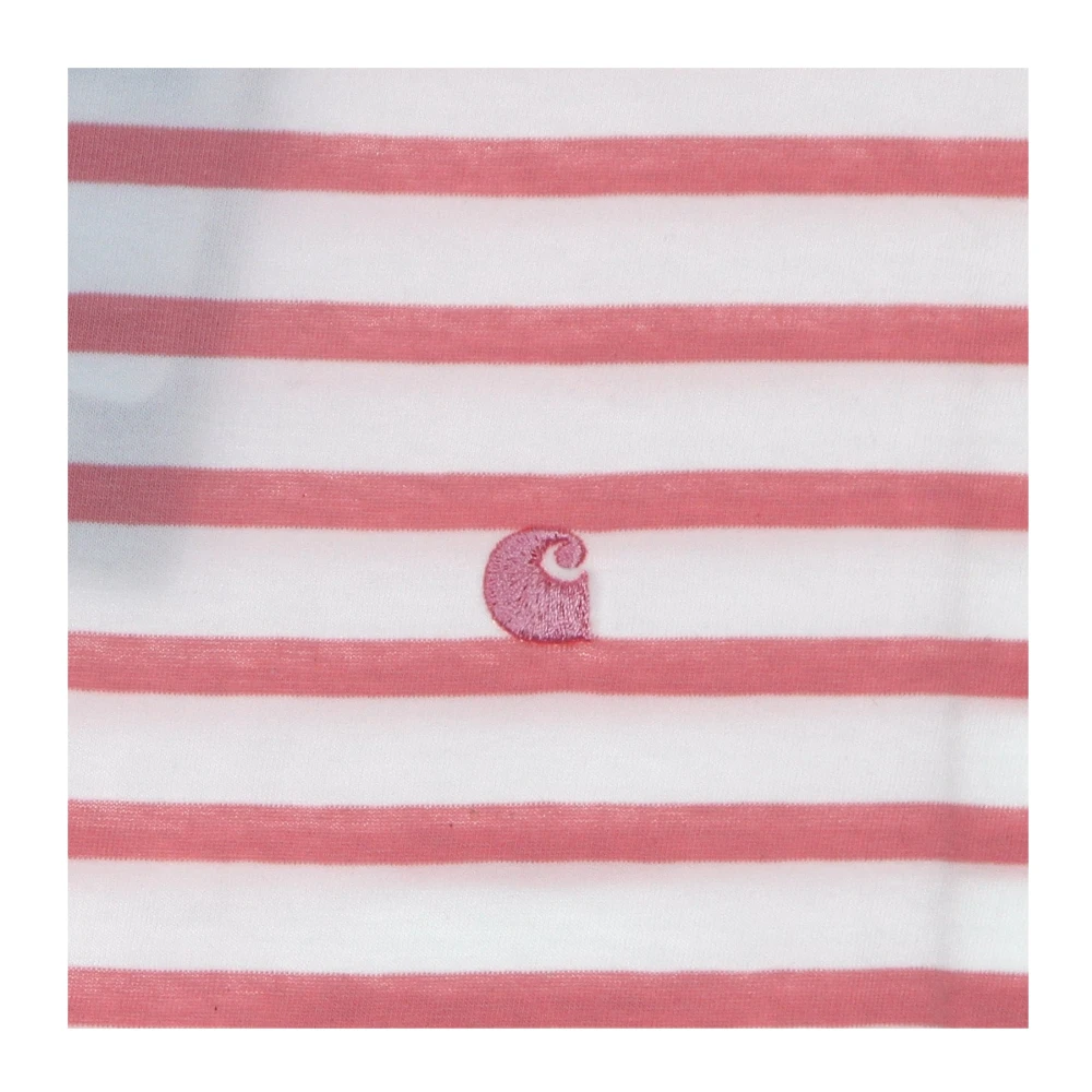 Carhartt WIP W Robie TEE Streetwear Collectie Pink Dames