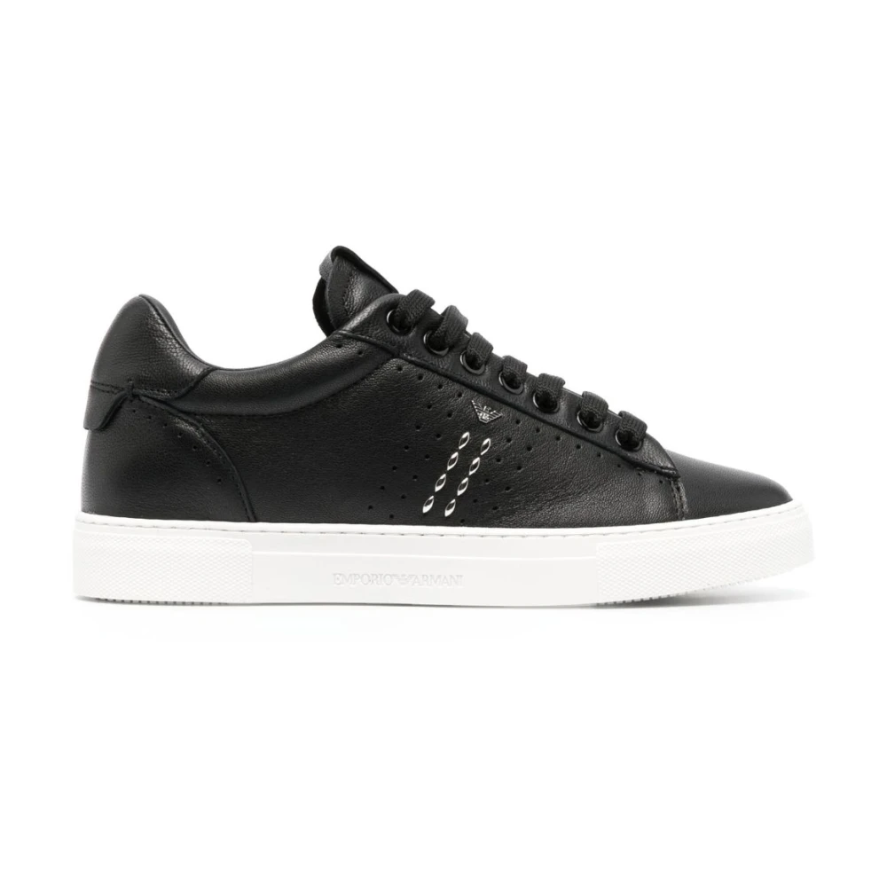 Emporio Armani Exclusieve Sneakers Dames Schoenen Zwart