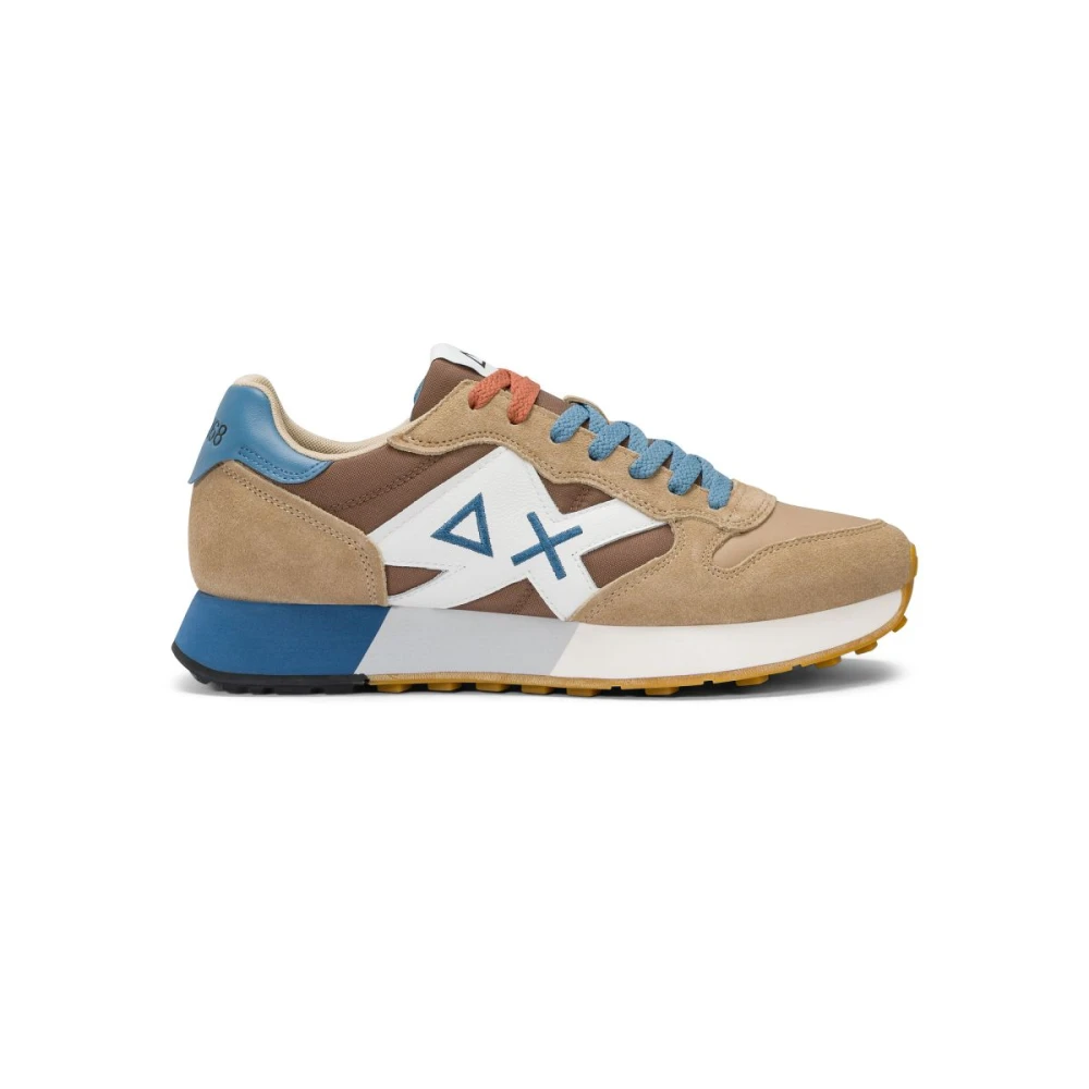 Sun68 Beige Sneakers, Male, 7 Uk, Jaki 2.0 Bicolor