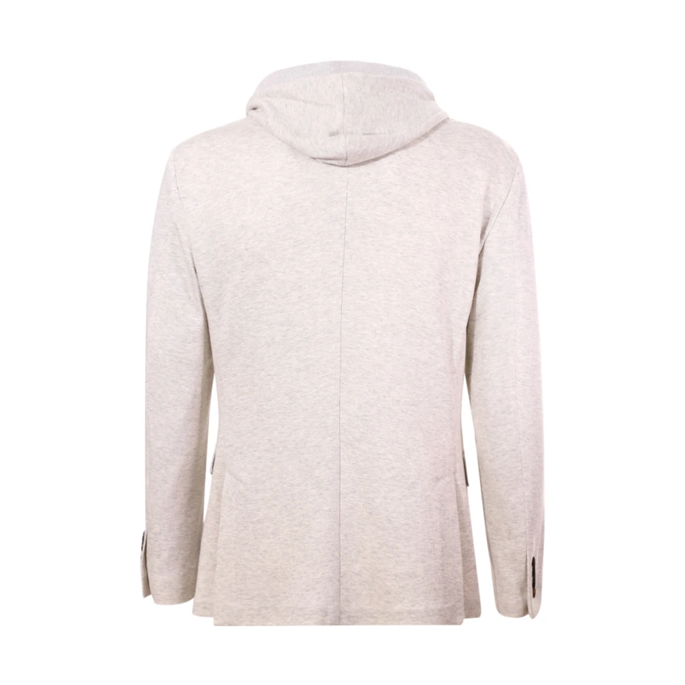 Eleventy Witte Jassen voor Stijlvolle Outfits White Heren