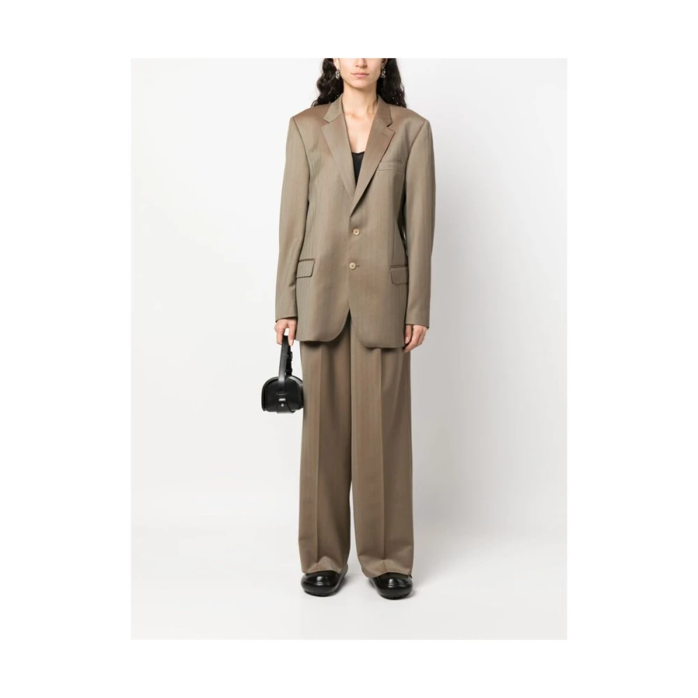 Armarium Geode Bruine Wollen Broek Brown Dames
