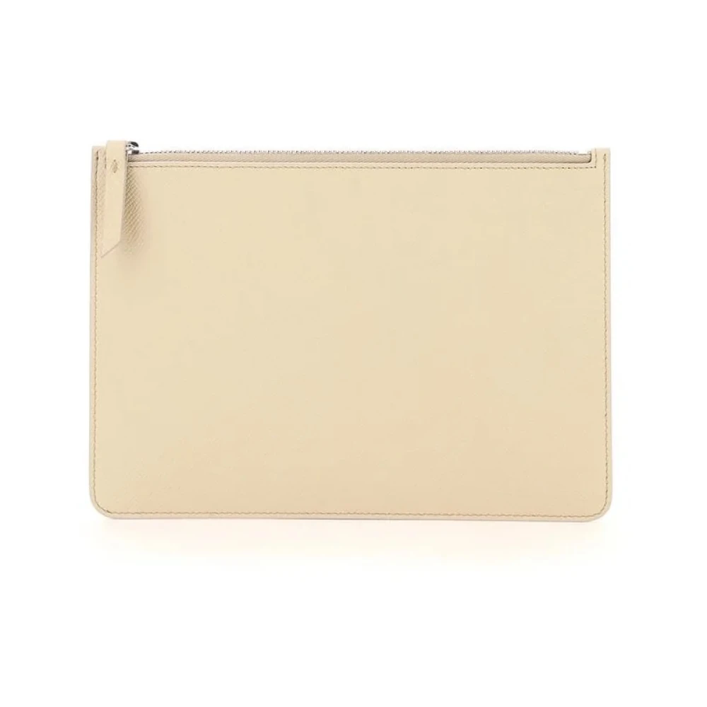 Maison Margiela Kleine Pouch Tas Beige Heren