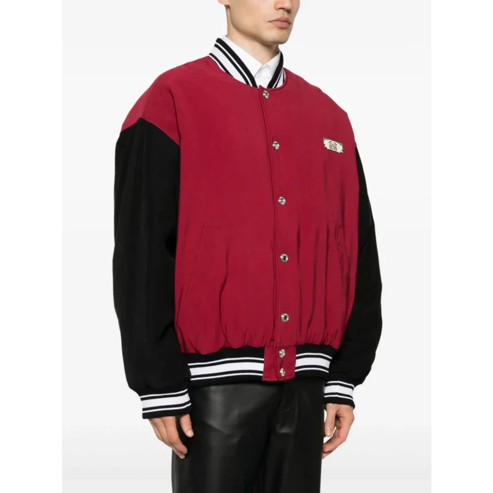 Gcds Varsity Bomber Jack Bordeaux Red Heren