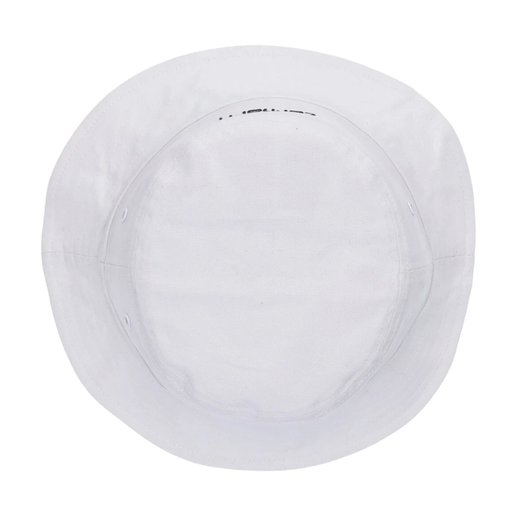 Carhartt WIP Script Bucket Hat Wit Zwart White Unisex