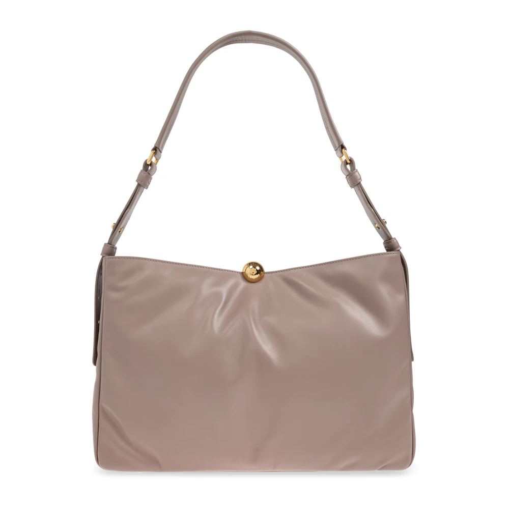 Furla Schoudertas Sfera Soft Large Brown Dames