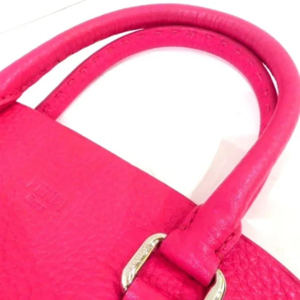 Fendi Vintage Pre-owned Leather fendi-bags Pink Dames