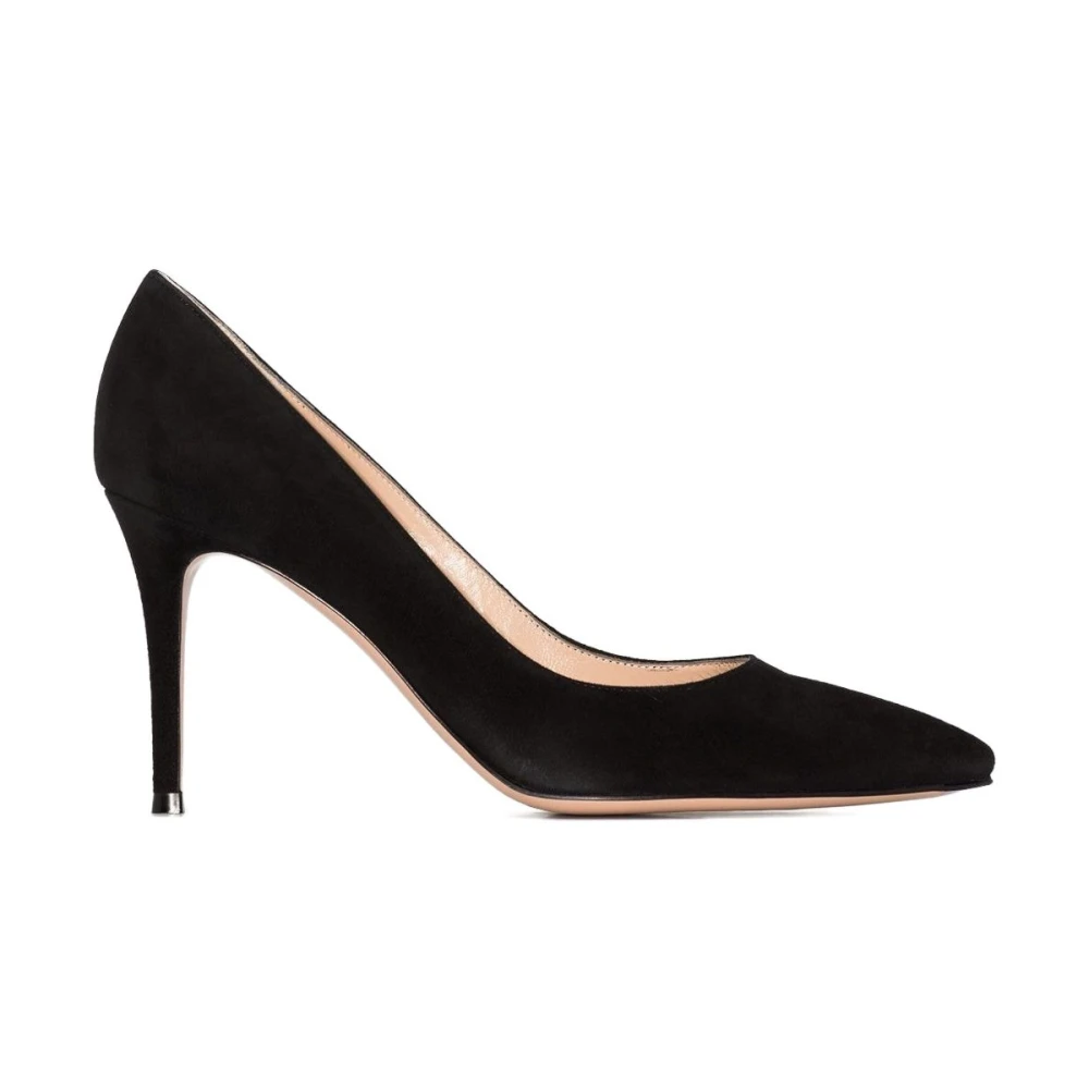 Gianvito Rossi Black 85 Pump - Female - Pumps - 4 Uk - Shoes