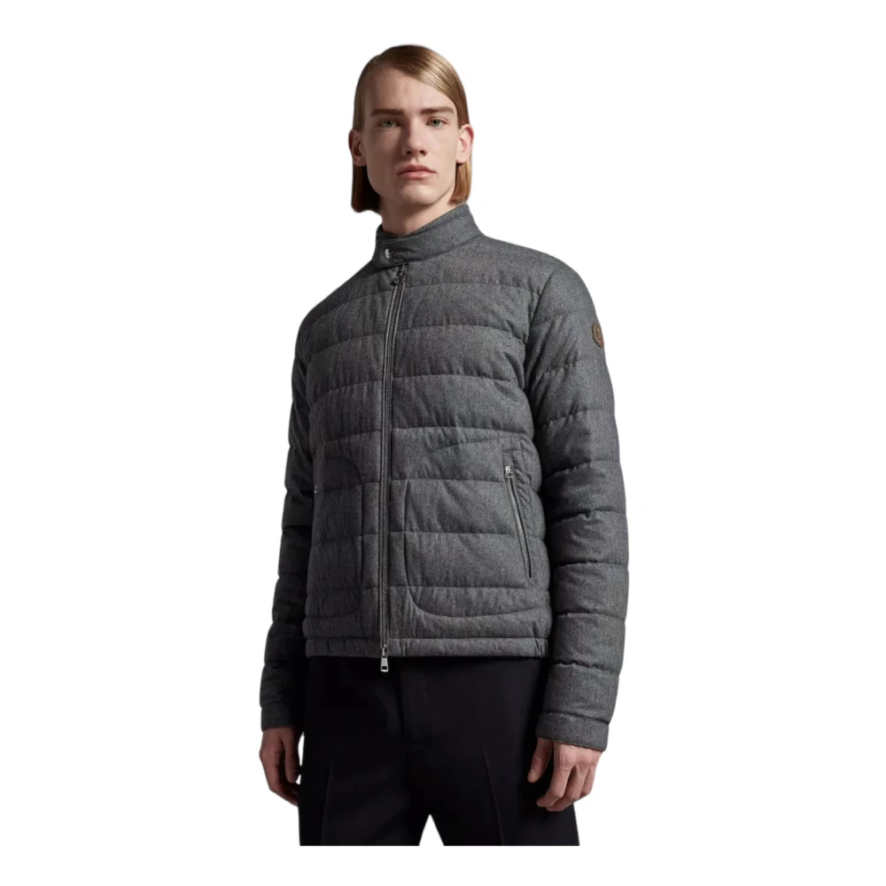 Moncler Lichtgrijze donsjas Acorus stijl Gray Heren