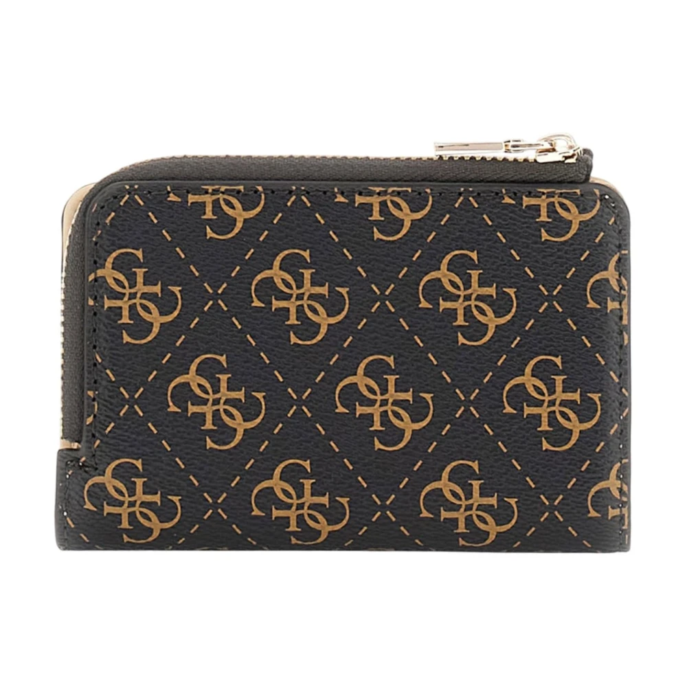 Guess Bruine Synthetische Damesportemonnee Brown Dames
