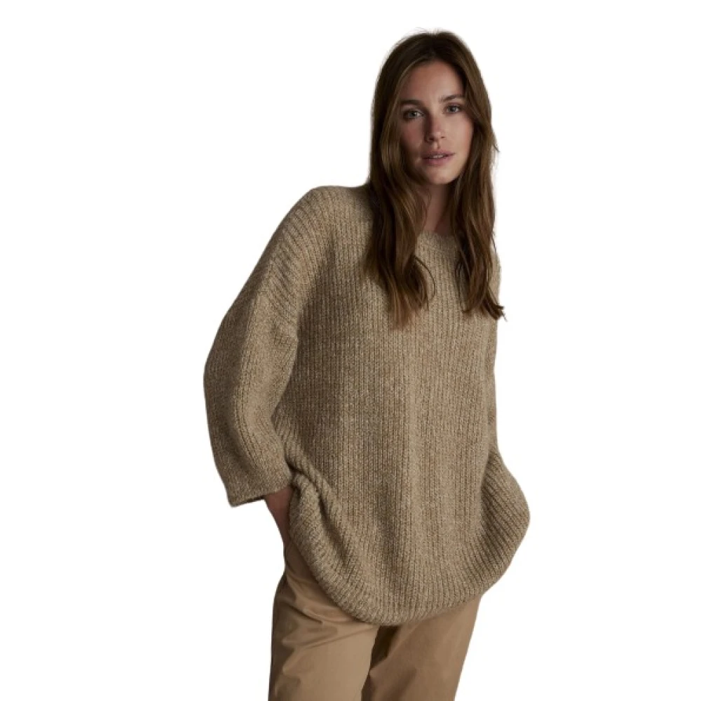 Knitwear > Round-neck Knitwear - - Summum Woman - Modalova