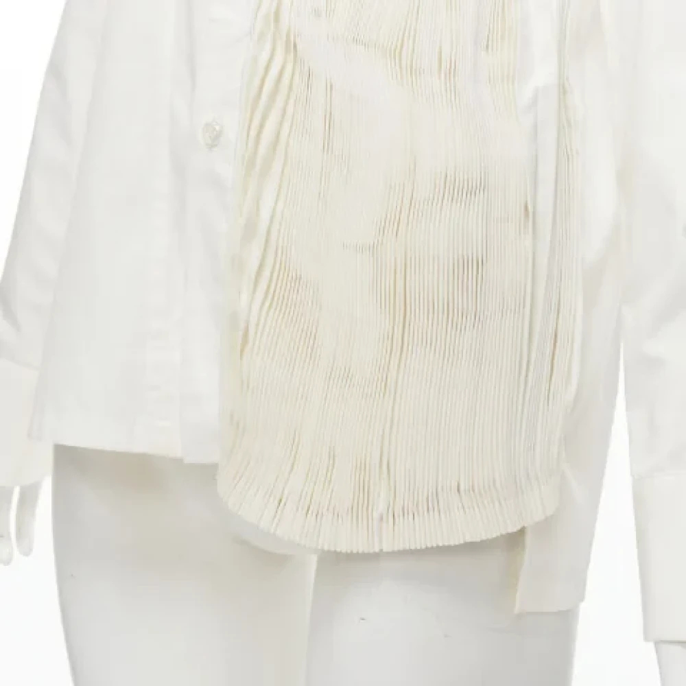 Yohji Yamamoto Pre-owned Cotton tops White Dames
