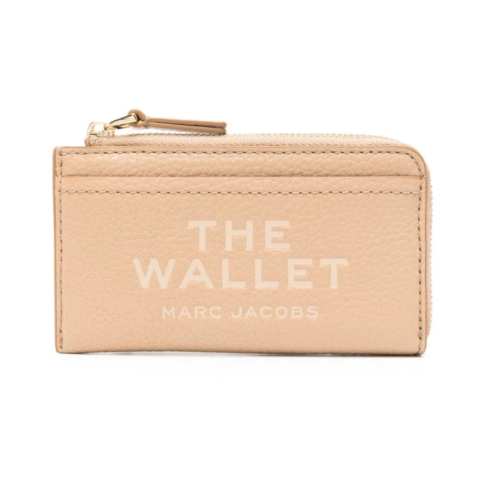 Marc Jacobs Women's Beige Wallets & Cardholders, One Size, Leather Top Zip Multi Wallet