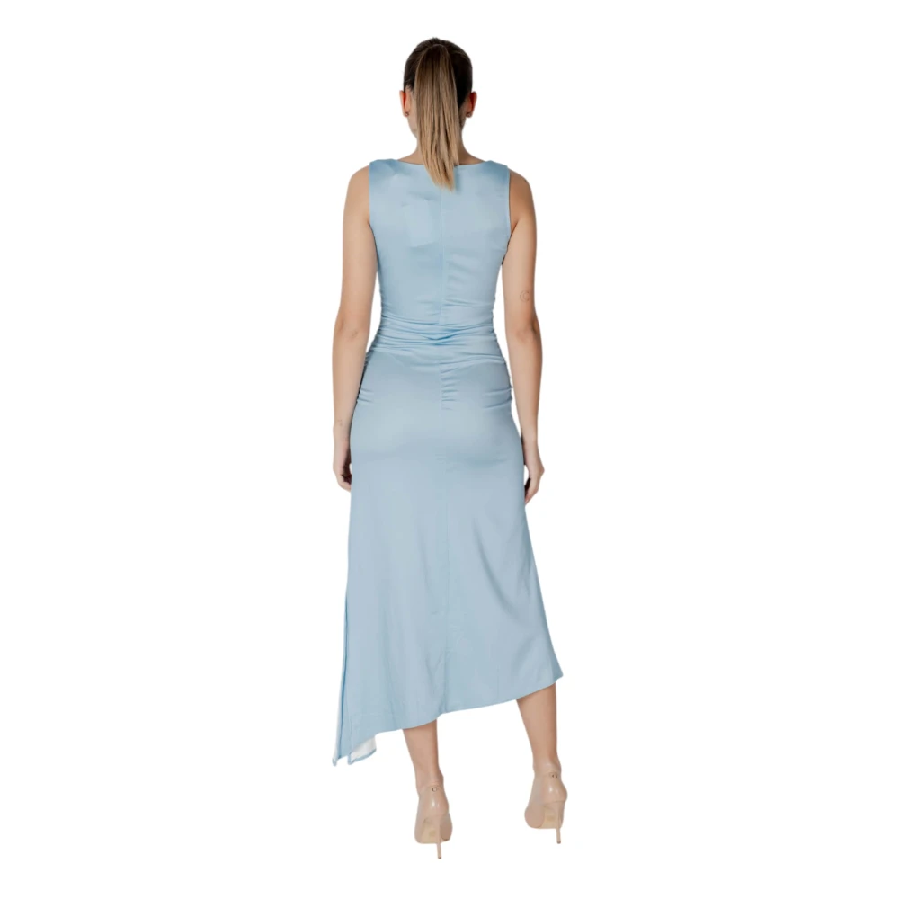 Desigual Lange Jurken Collectie in Viscose Mix Blue Dames