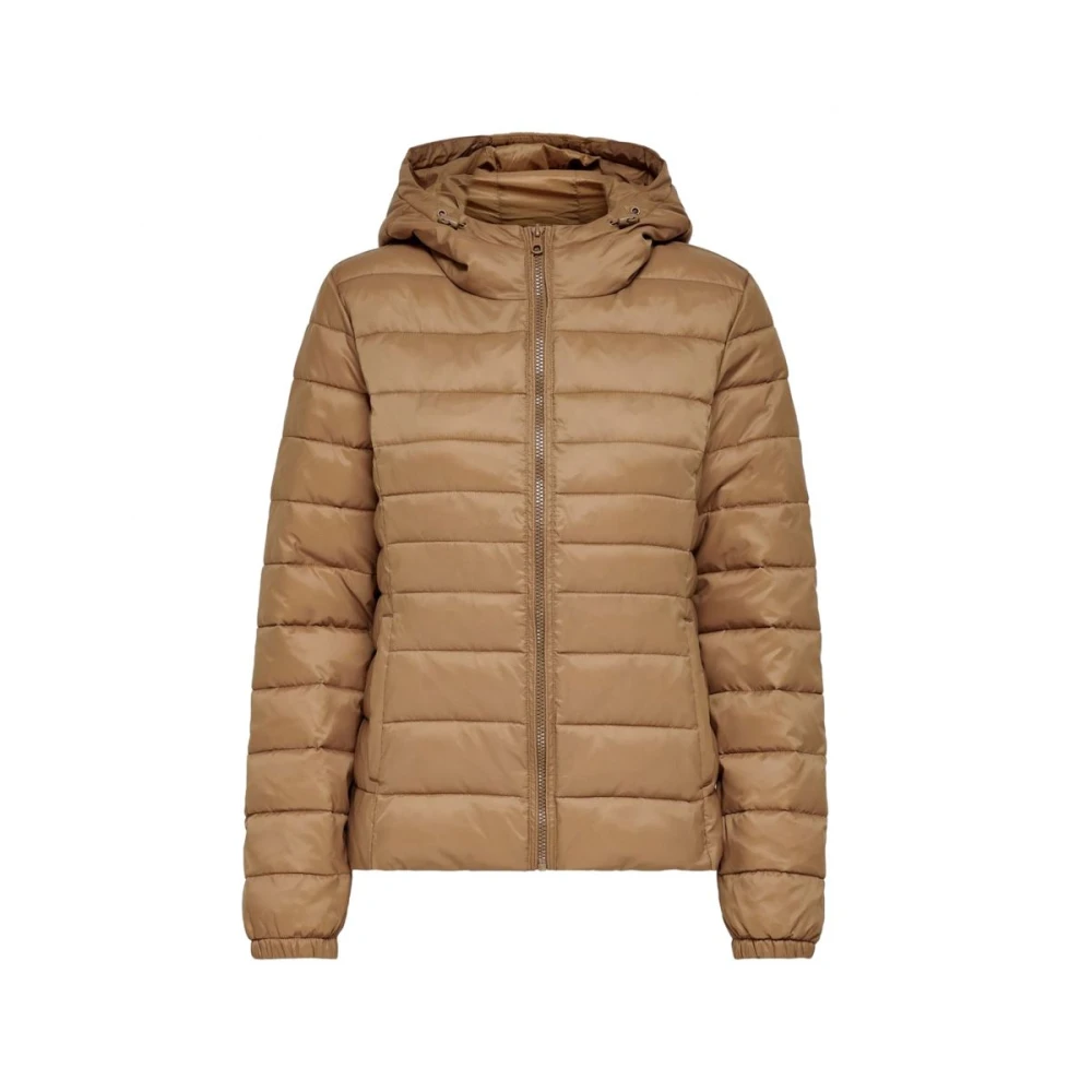 Only Tahoe Puffer Jas Brown Dames
