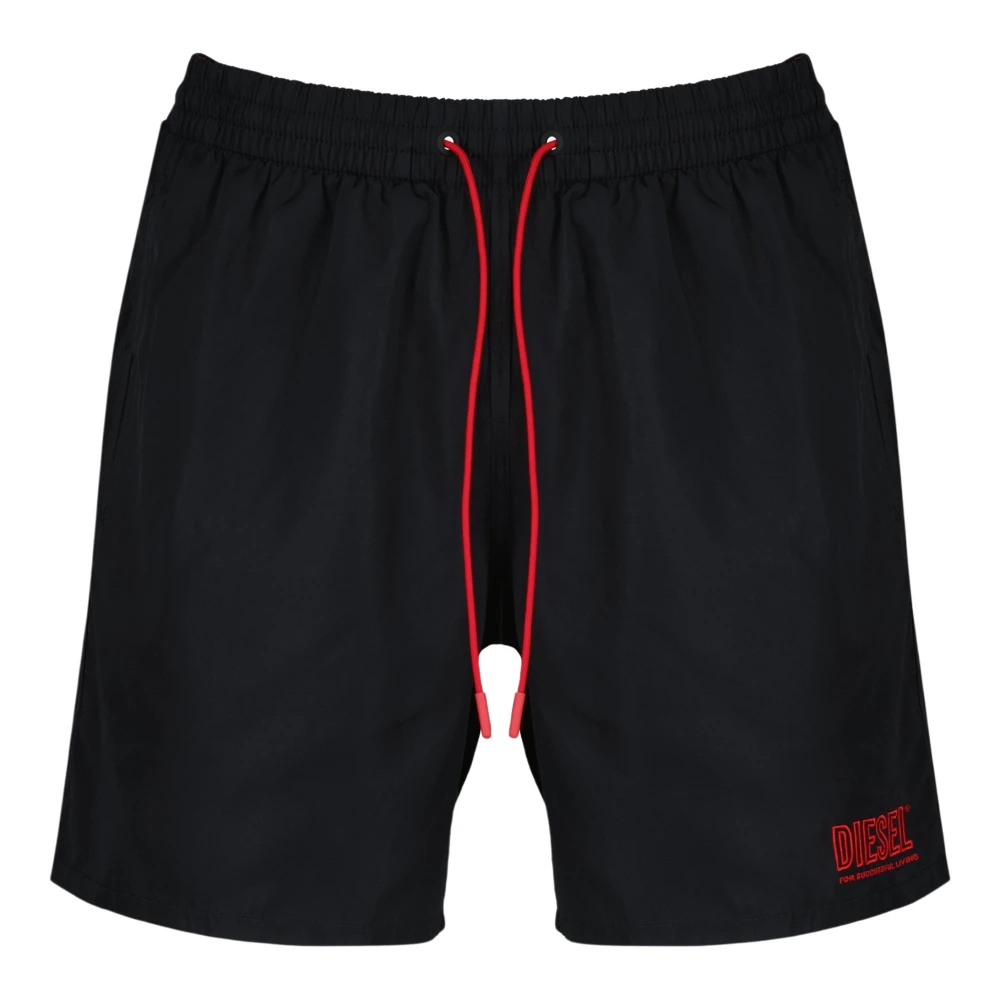 Diesel Uomo Nero Costumi Da Bagno, S, New,