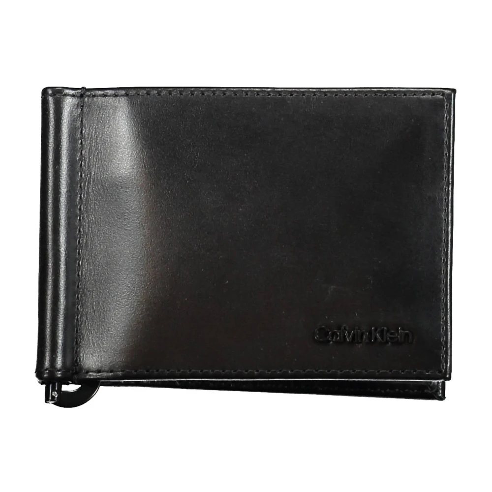 Calvin Klein Men's Black Wallet With Rfid Blocking