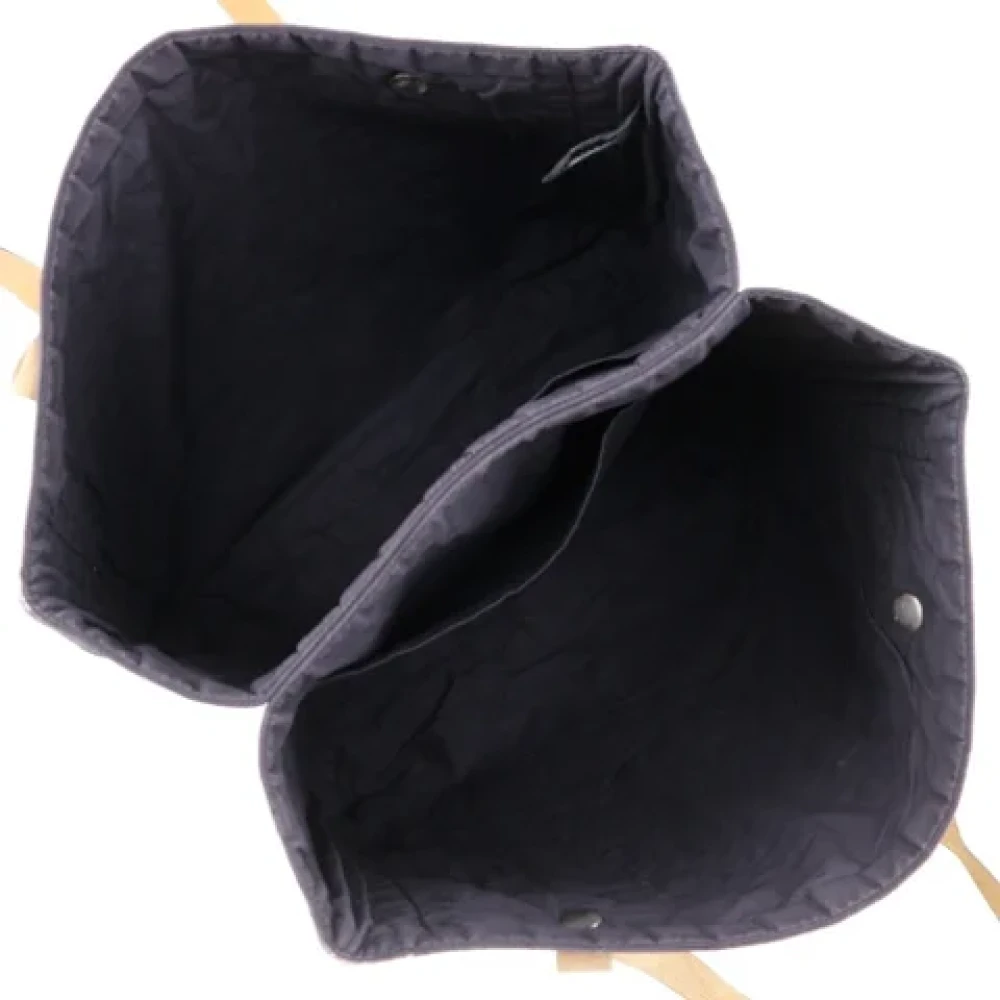 Hermès Vintage Pre-owned Canvas shoulder-bags Black Dames