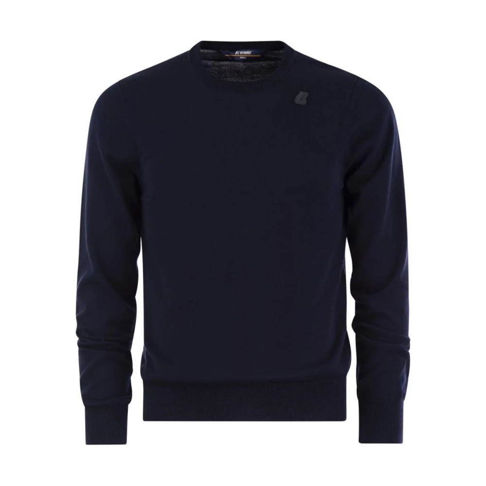 K-Way Blå Sebastien Crewneck Sweater
