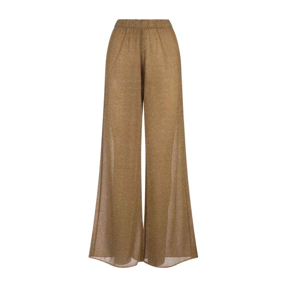 Oseree Wide Trousers Brown Dames