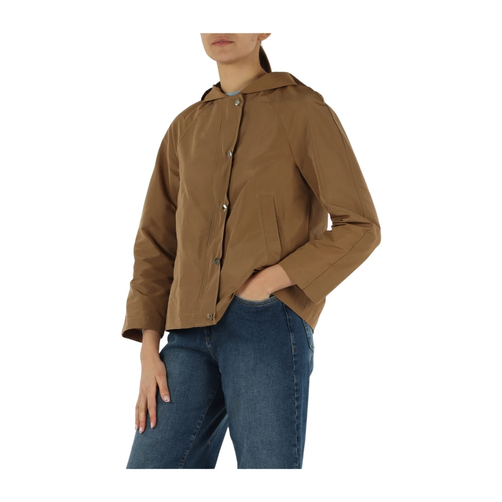 Marella Stijlvolle Jas voor Vrouwen Brown Dames
