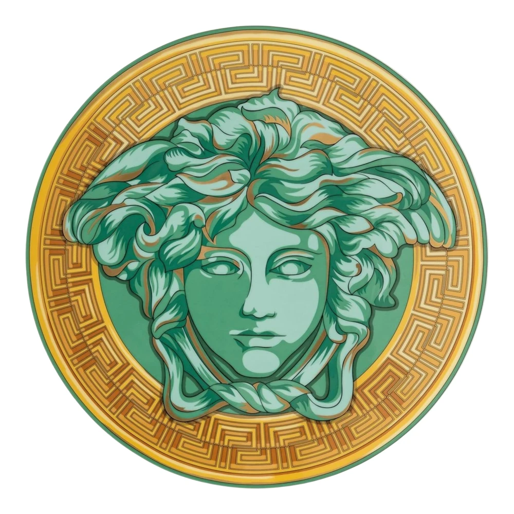 Versace Grön Platskortshållare Green, Unisex