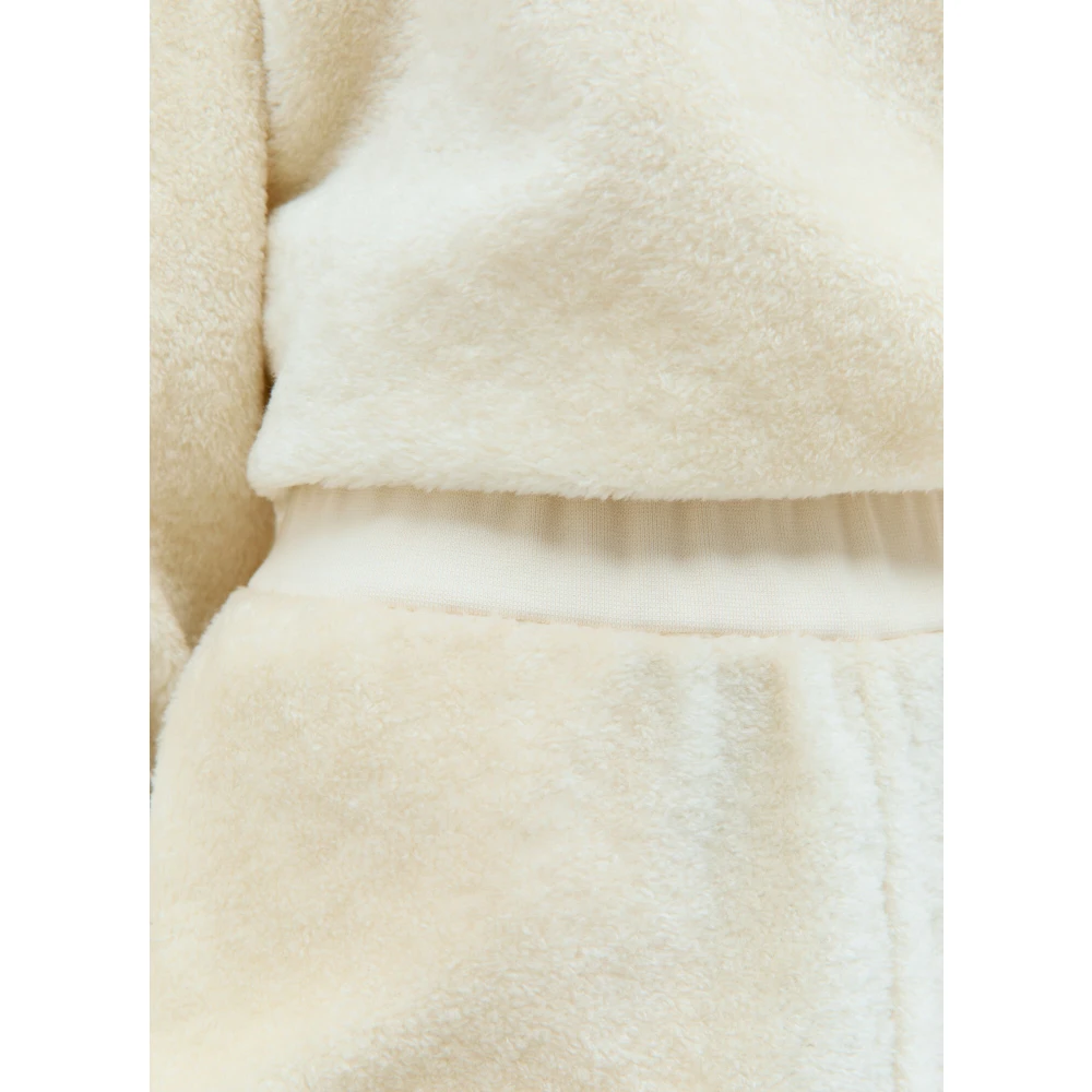 Moncler Teddy Weave Track Pants Beige Dames