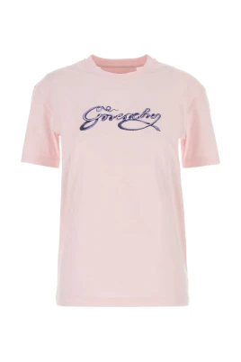 Broderad Logotyp Rosa Topp