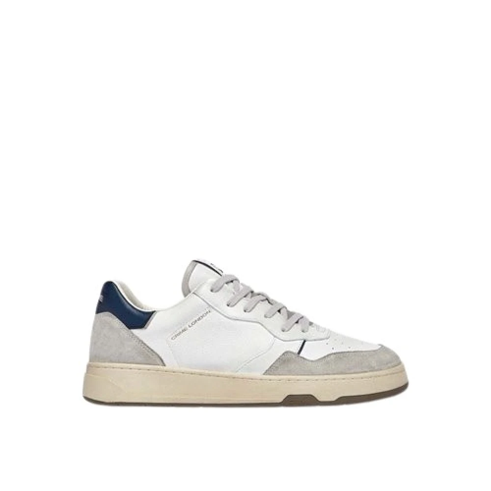 Crime London Tijdloze diep koninklijk blauwe sneakers White Heren