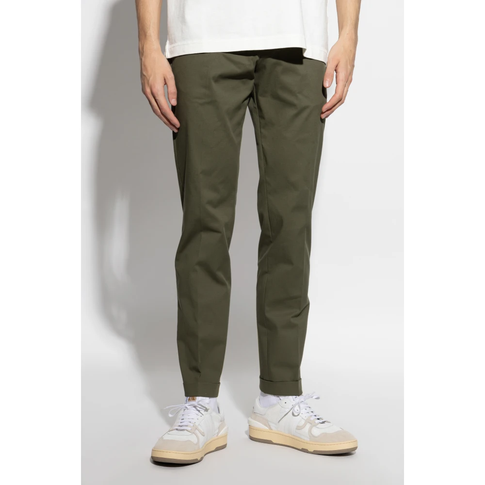 Paul Smith Katoenen broek Green Heren