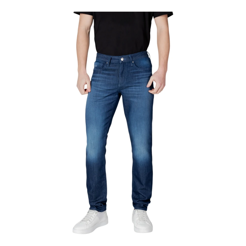 Armani Exchange Skinny en Super-Skinny Heren Jeans Collectie Blue Heren