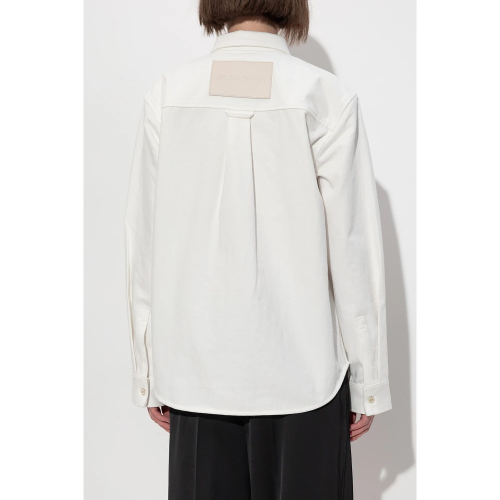 Jil Sander Denim overhemd White Dames