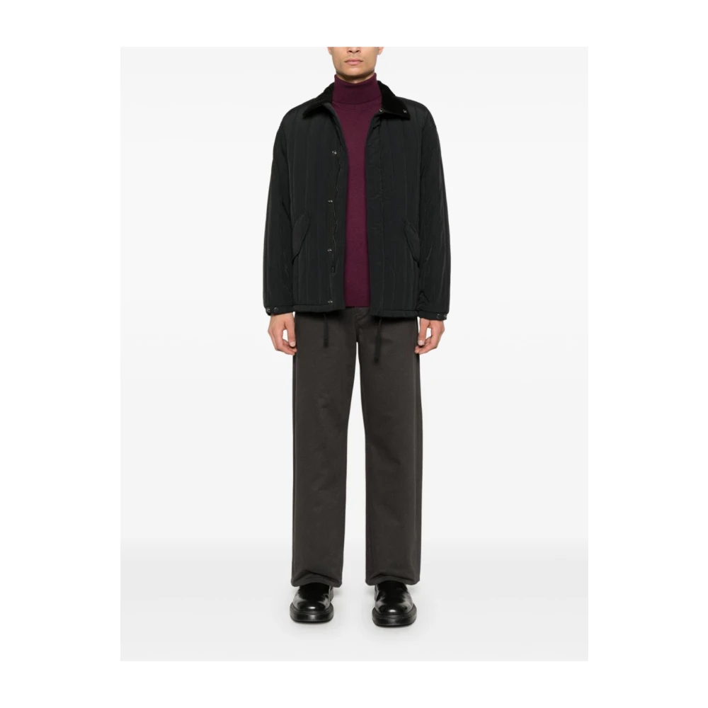 Hugo Boss Paarse Kasjmier Coltrui Sweater Red Heren