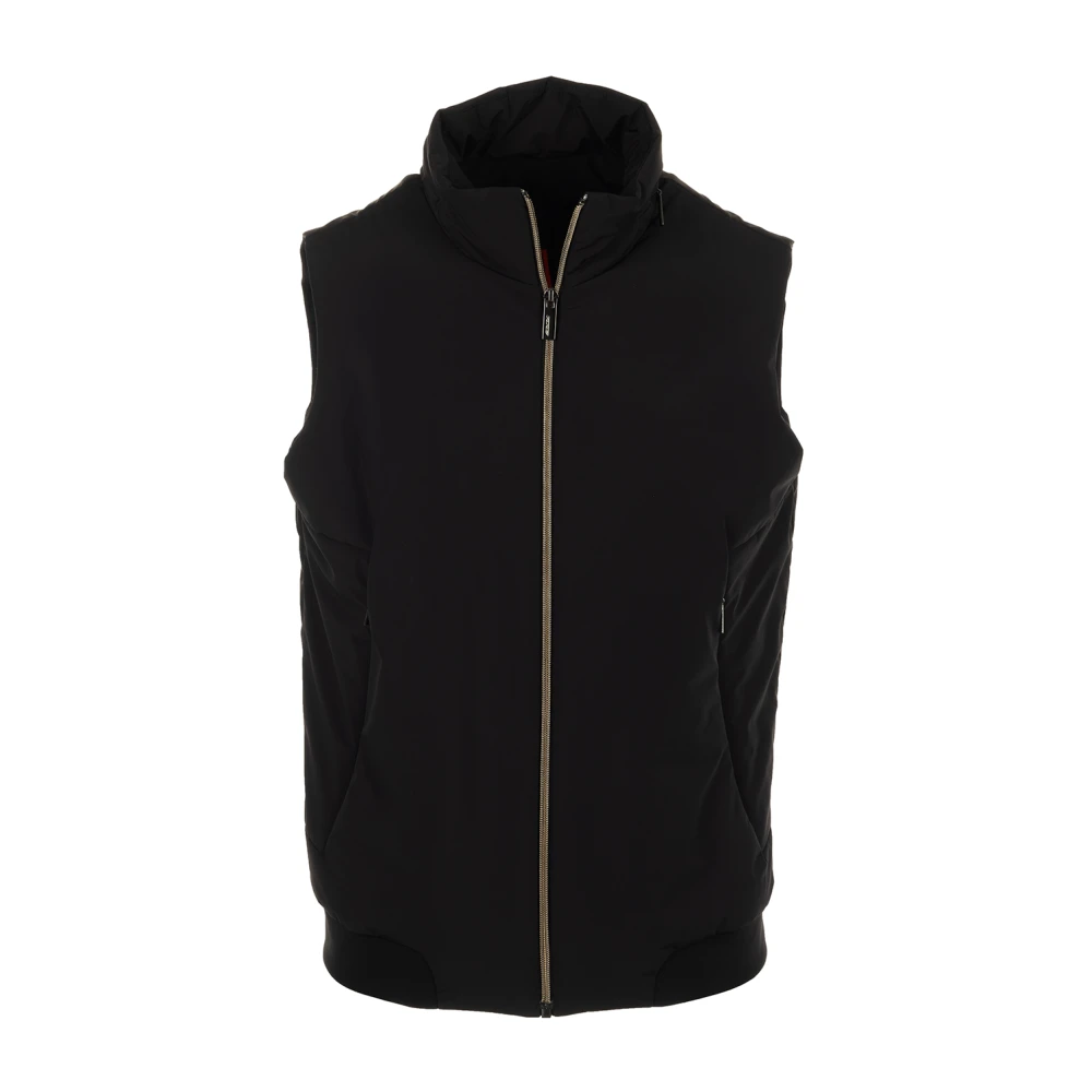 RRD Zwarte Stijlvolle Gilet Jas voor Mannen Black Heren