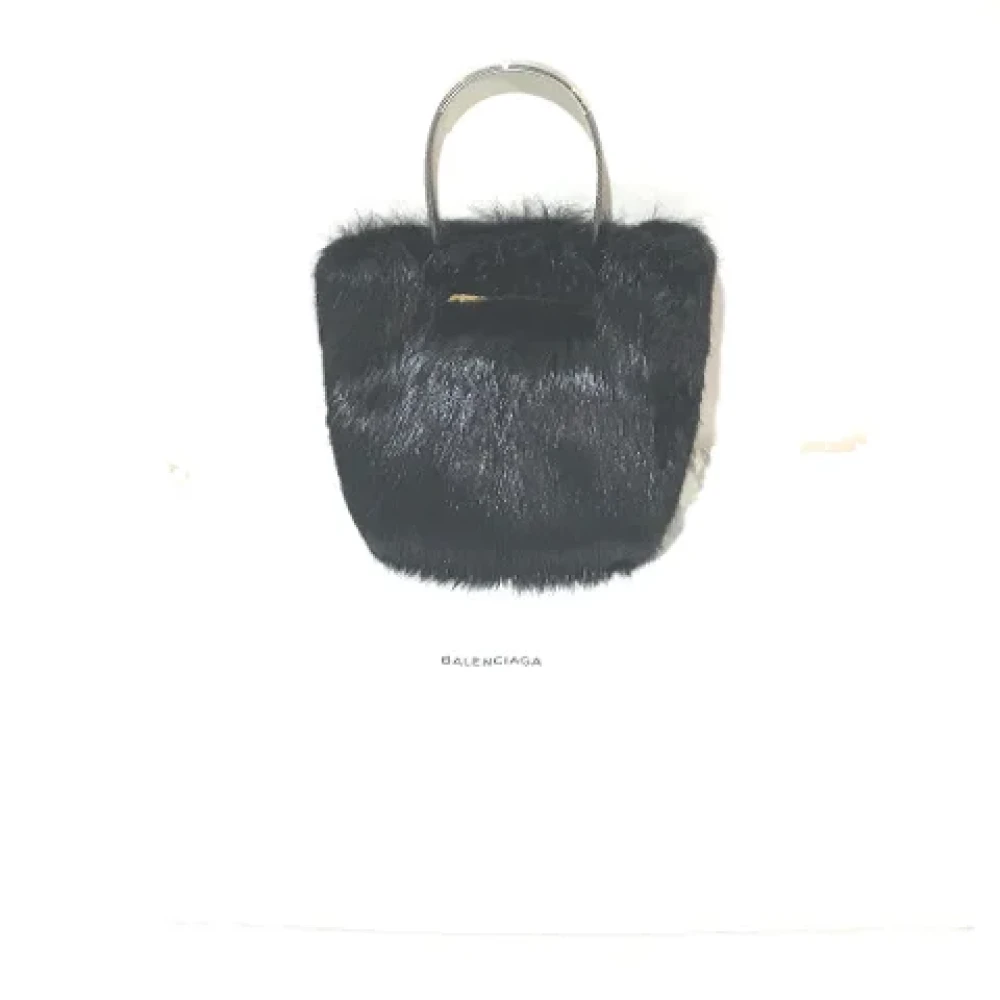 Balenciaga Vintage Pre-owned Fabric balenciaga-bags Black Dames
