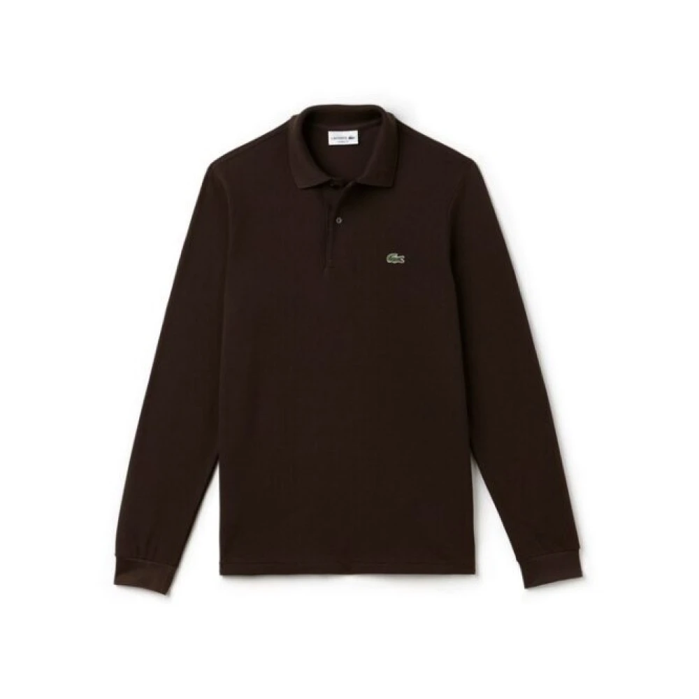 Lacoste Bruine Polo T-shirts en Polos Brown Heren