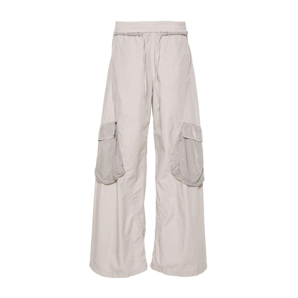 Iceberg Cargo Wide Leg Broek Wit White Dames