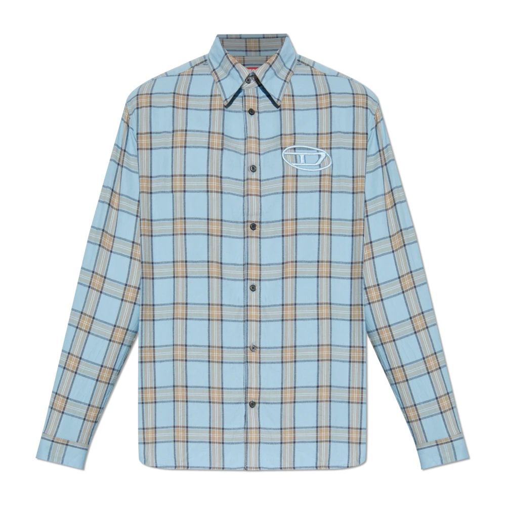 Diesel Homme Bleu Chemises, Taille: S Chemise S-Simply-Ajfi
