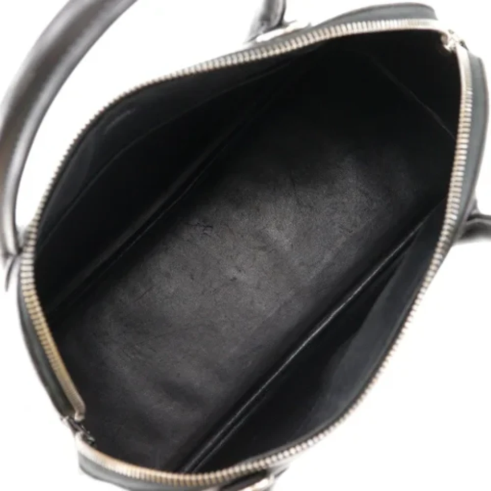 Hermès Vintage Pre-owned Leather hermes-bags Black Dames